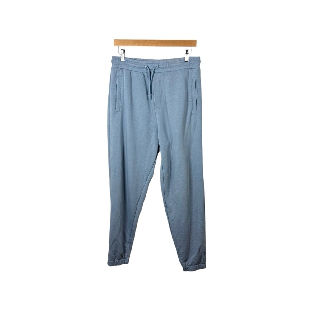 Zara Women’s Plush Jogger Sweatpants in Blue Size L